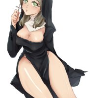 sexy anime nun Meme Generator
