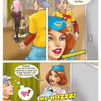 Mom Son on Plane porn comic