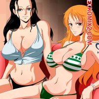 One Piece.. Nami and Robin Comic. Phil96art.