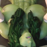 Black Widow Meeting Futa She-Hulk After a Long Day
