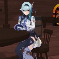 Genshin Impact Eula genshin Impact 2girls Animated