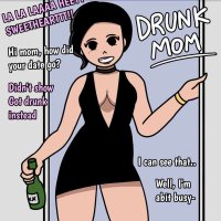 Porn comic Drunk Mom. Uniimom Sex comic hot MILF came
