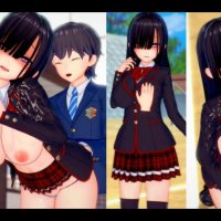 Hentai Game KoikatsuBlack hair girl is rubbed her boobs. And sex.Anime 3DCG video