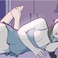 Her Futanari Friend is Masturbating Next to Her in the Bed: Shemale Bareback Bareback Porn
