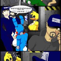 Five Fucks at Freddys porn comic