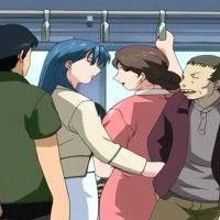 Cute anime girls fuck on the train Hentai Uncensored watch online