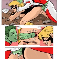 Terra II and Changeling New Teen Titans Anal comic page by satyq