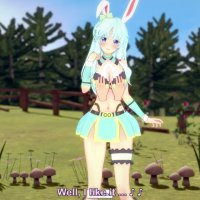 3DAnimeHentai: Cute Bunny Girl Having Fun Outside In The Grass