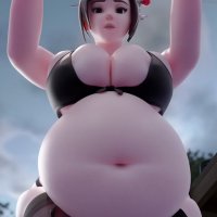 Mei Lingerie Belly Inflation