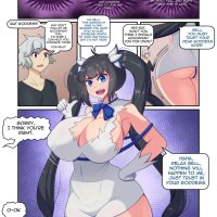 Porn comic Hestia. Fake Face Sex comic busty brunette was
