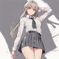 Hot Anime Girl In Super Short Skirt And A Shirt Fu by notyourype on DeviantArt