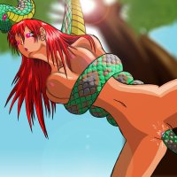 Sakura Oshima hypnotized by Snake- Part 2 by Artstud1985