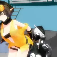 Anime girl fart and facefart compilation