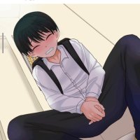 Anime boy wetting himself