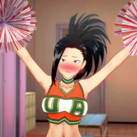 Cheerleader Yaoyorozus Locker Room Surprise