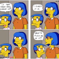 Porn comic Milhouse Luann. B Intend Sex comic decided to take