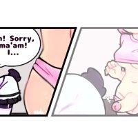 Sexy femboy maid FUCKED HARD by a futa bunny! berryguild harulunavo