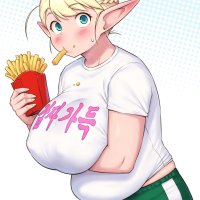 fries huge breasts fat women HD Phone Wallpaper