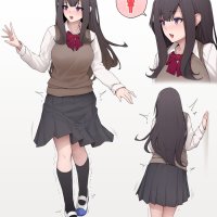 school girl squat toilet pee 1