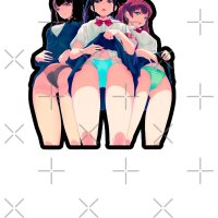 THE SCHOOL GIRLS ANIME SKIRTS SHIRT AND STICKER Art Board Print for Sale by LastEvercoffee