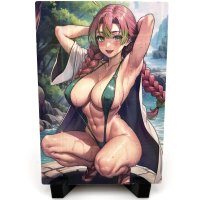 Demon Slayer Mitsuri Kanroji Sexy Anime Girl Goddess Story Holographic Art Card