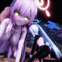 Blue Archive Pleasure ritueel voor Hanako Miyako