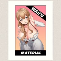 Busty Anime Milf Waifu Material