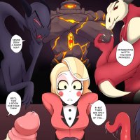 Hazbin Hotel: Charlies Front Desk Service NSFW Comic porn comic
