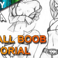 How To Draw BOOBS 1 A-B CUP BREASTS IN ANIME MANGA