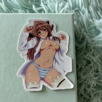 Sexy Busty Waifu Anime Xxx Girl Sticker Vinyl Decal Laptop Waterproof