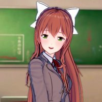 Monika is in SERIUS love with you 3D Ecchi Doki Doki Literature Club!