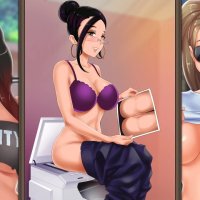 The porn anime game BustyBiz! Trying to play!
