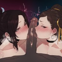 Both Asian fighters are just obedient sex sla...