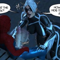 Spider-Man vs Black Cat Porn Comics english 02
