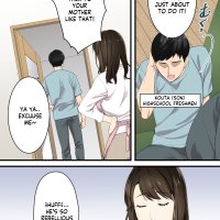 Arguing mother-son who became a loving couple