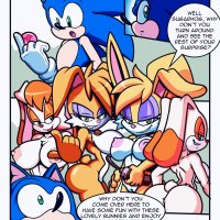 Sonic Girls Easter porn comic