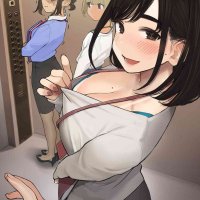 big boobs cleavage flashing yomu anime girls Ganbare Douki-chan POV