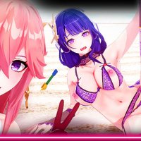 Genshin Yae Miko Raiden Ei Experiences PORN!