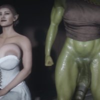 3D Animation Orc Fucks Dgirl In Anal And Cum