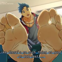 Japanese anime smelly feet worship