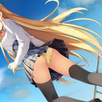 school uniform anime girls panties Koi Suru Kanojo no Bukiyou na Butai upskirt Alice Third Macy