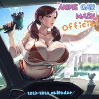 Anime Car Wash Planner 2023: Juicy Big Boobs Booty Girls Washing Cars 2023