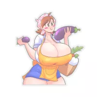 Funny StickerParody StickersBig Tits GirlAnime Girl StickerFemale