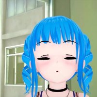 Sexy slutty big tit blue haired anime babe fucked hard Hentai Koikatsu!