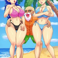 Porn comic Bulma and Lunch. Dragon Ball Sex comic hot girlfriends were