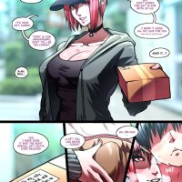 Porn comic NTR Commission. Once Sex comic hot busty brunette