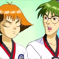 Anime Taekwondo BALLBUSTING Kick In Balls Karate Girl