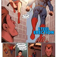 Porn comic Dangerous Curves. Part 4. Steel Erection. Justice League. Shade. Sex comic and his assistant