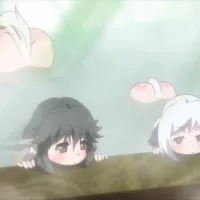 Anime spanking at the Onsen
