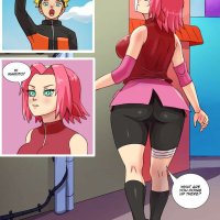 Porn comic Sakura and Naruto. Crazyeye790 Erotic comic decided to have